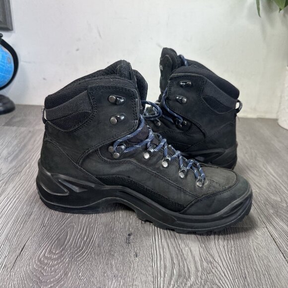 Lowa Renegade GTX Mid Black Gore-Tex Mono Wrap Leather Boots Vibram Men 9 main image 6
